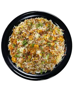 Shrimp biryani